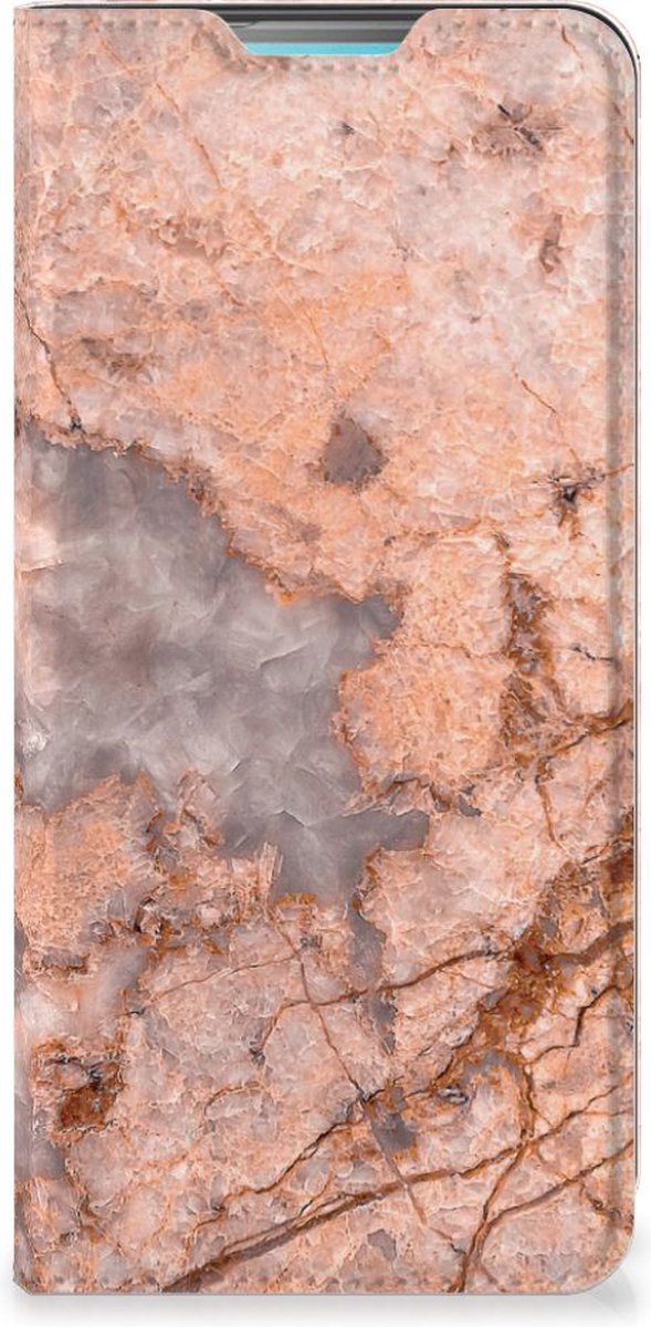Samsung Galaxy A53 Standcase Marmer Oranje