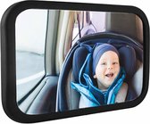 Zavelo - Baby Autospiegel - Verstelbare Achterbank Spiegel Baby - 360° Draaibaar - Onbreekbaar Acrylglas