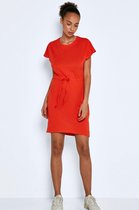 Noisy may Jurk Nmhailey O-neck Dress 27019521 Cherry Tomato Dames Maat - XL