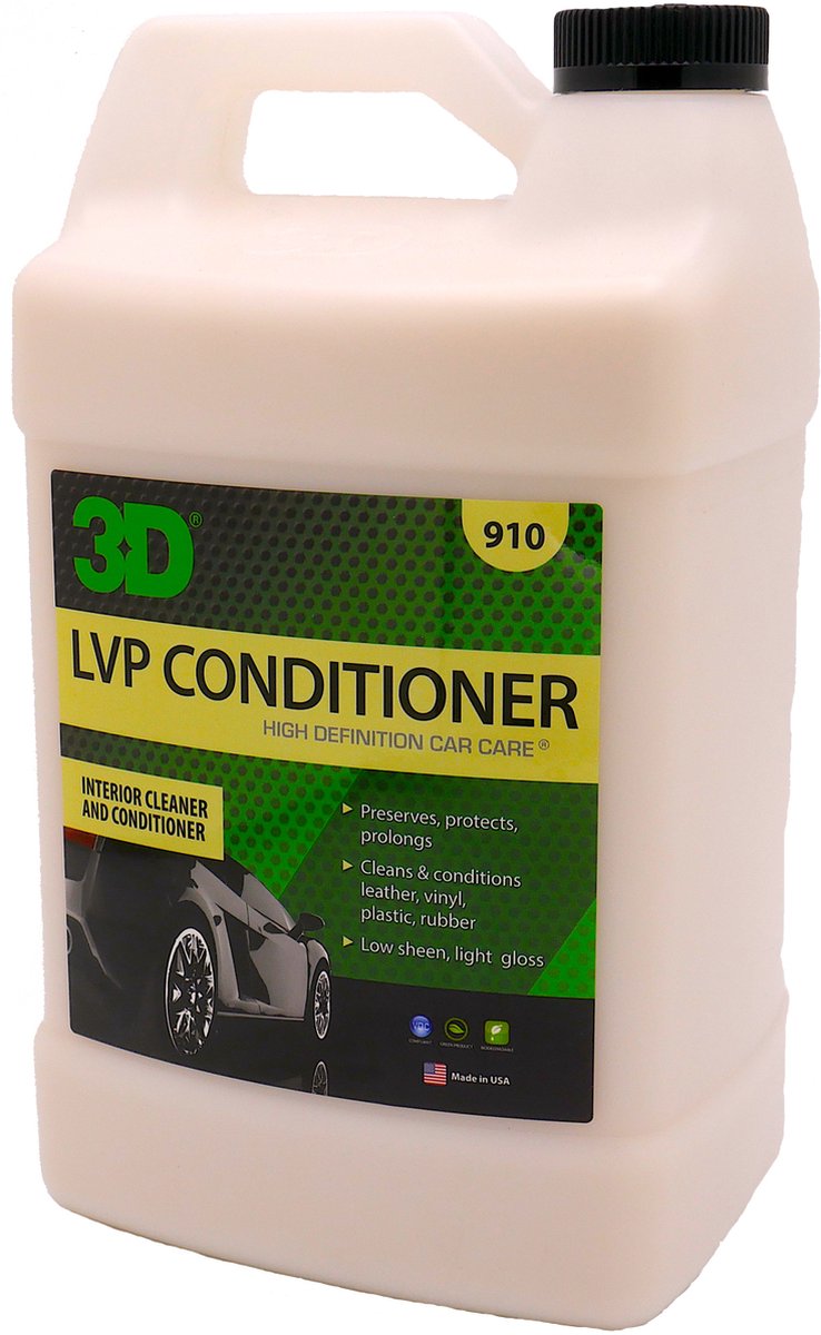 3D Car Care - 910 LVP Conditioner - Leather Vinyl Plastic Interior