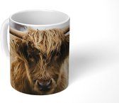 Mok - Schotse Hooglander - Portret - 350 ML - Beker - Uitdeelcadeautjes