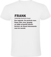 Frank Heren t-shirt | jarig | verjaardagkado | verjaardag kado | grappig | cadeau | Wit