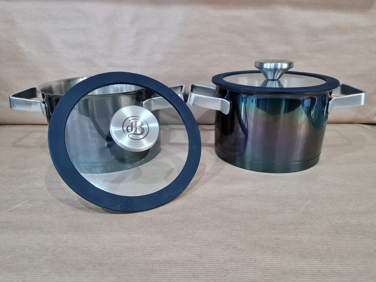 Herman den Blijker kookpan met deksel - Ø 16 cm - gekleurde versie- set