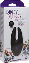 Body Bling - Breathless - Purple Mini Vibe In Secondskyn - Silicone Vibrators black