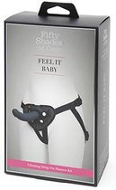 Feel it Baby Strap On Dildo Set - Navy - Strap On Dildos navy