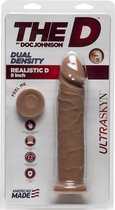 The D - Realistic D - 8 Inch Ultraskyn - Caramel - Realistic Dildos caramel