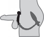Ass-Kicker with Cockring - Black - Cock Rings black