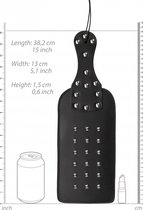 Studded Paddle - Black - Bondage Toys black