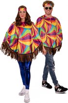 Mexicaanse poncho kleurrijke hippie
