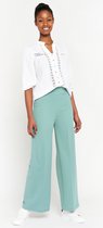 LOLALIZA Tetra blouse met borduursel - Wit - Maat 36