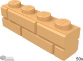 LEGO Baksteen 1x4, 15533 Medium noga 50 stuks