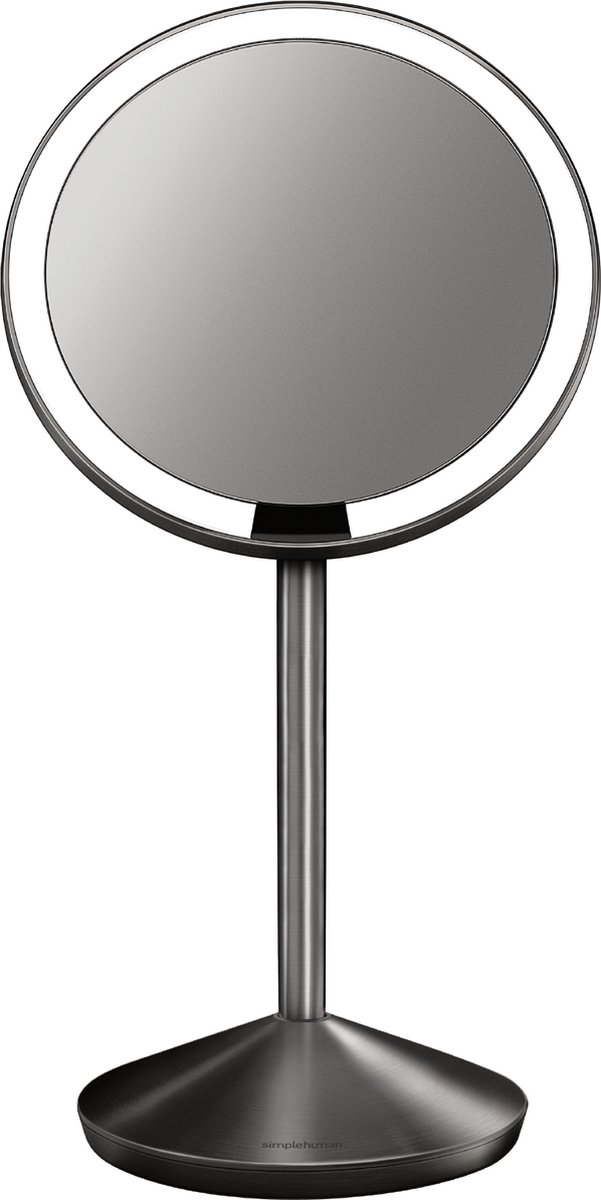 Simplehuman Sensor Spiegel - Compact - Ø12,7 cm - Voor op Reis - Zilverkleurig