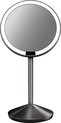 Simplehuman Sensor Compact Spiegel - Reisspiegel - Zilver - Make up Spiegel - Kantelbaar - Automatisch Licht - Makeupspiegel