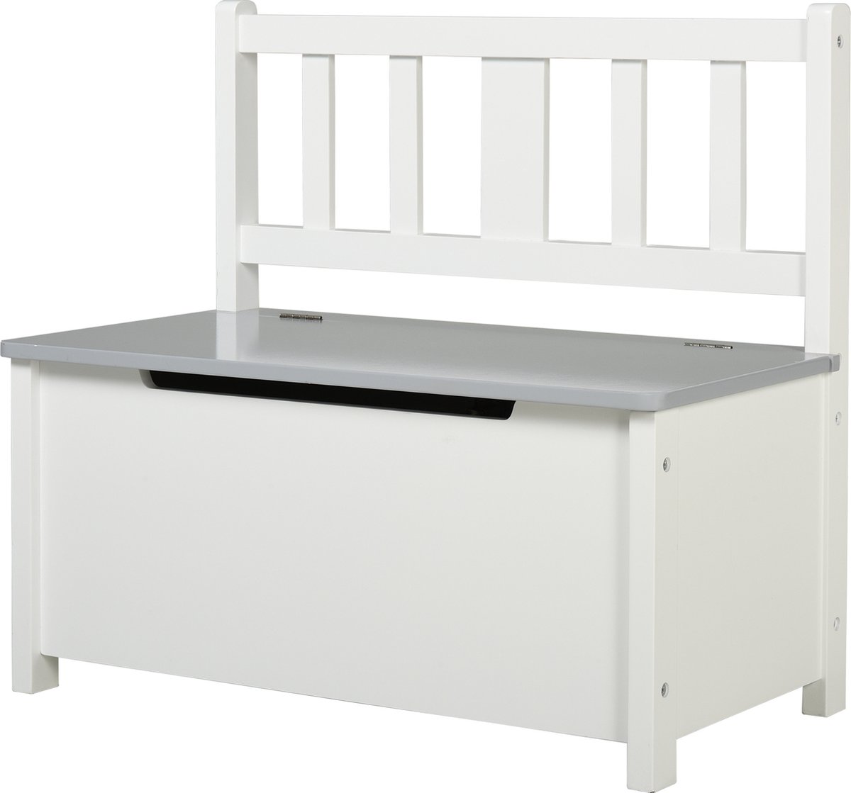 HOMCOM Bank, 2-in-1, Scandinavische stijl, 110 x 39 x 45 cm, stof, watergroen