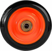 wielen stuntstep Wave 100 mm 82A PU zwart/oranje 2 stuks