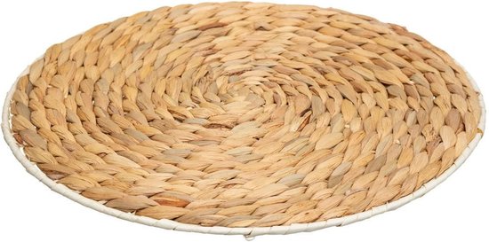 Set de 6x sets de table jonc de mer naturel - 35 cm - Sous-verres