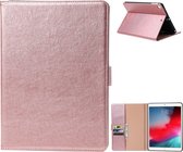 Luxe Tablet Hoes Geschikt voor iPad Hoes 5e, 6e, Air 1e, Air 2e Generatie - 9.7 inch (2017/2018) - Roze Goud