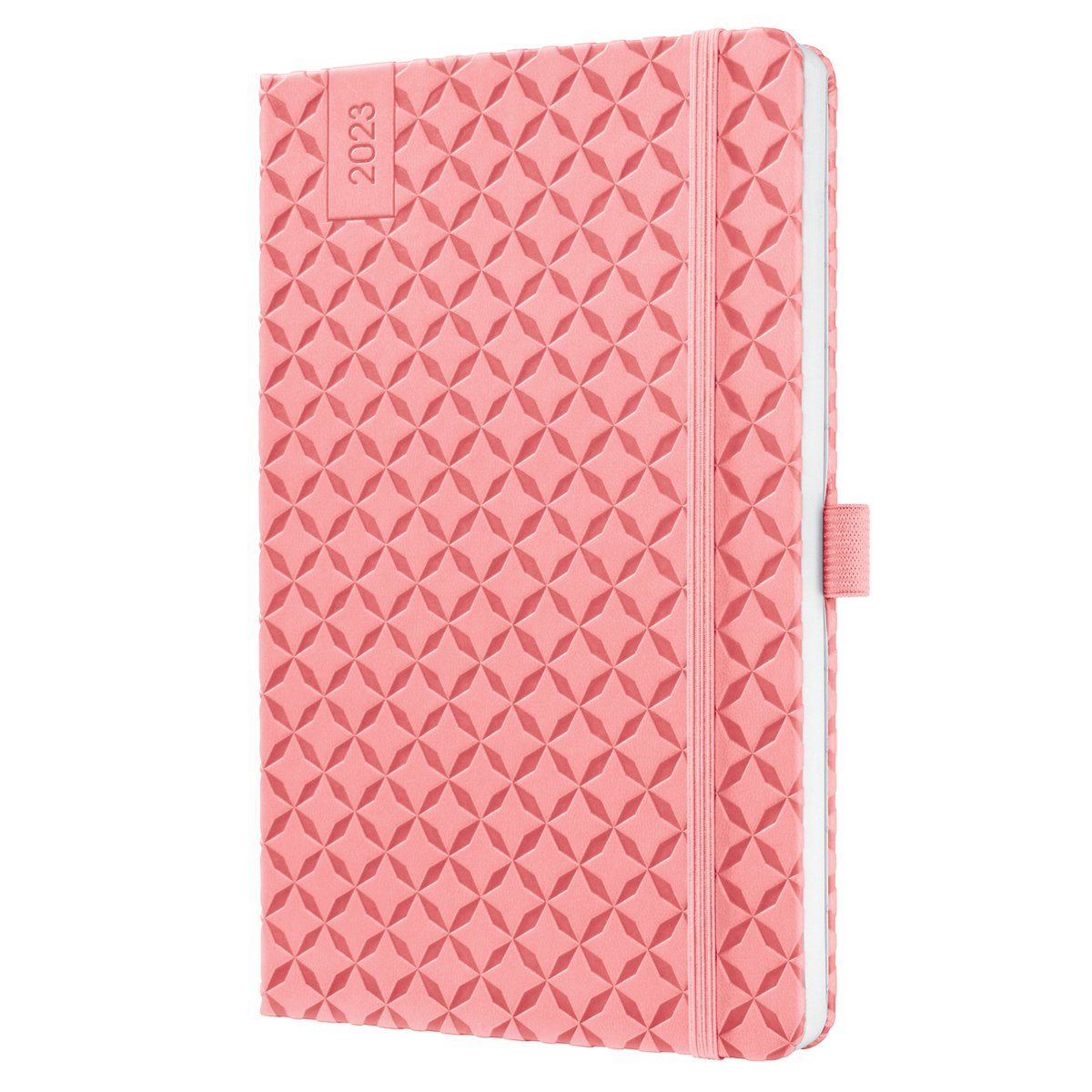 Sigel Jolie Flair - agenda 2023 - weekagenda - A5 - 4-talig - rose pink - hardcover. SI-J3111