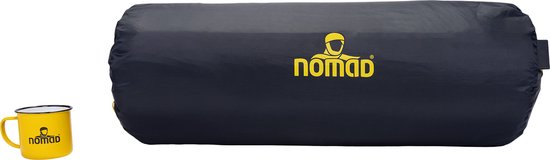 NOMAD® Darwin 10.0 - Slaapmat Zelfopblazend - 198 x 68 - Donkergrijs - 10 cm dikte - Lichaamsvormend - Comfortabel Kamperen - Incl Hoes van NOMAD — afbeelding 5