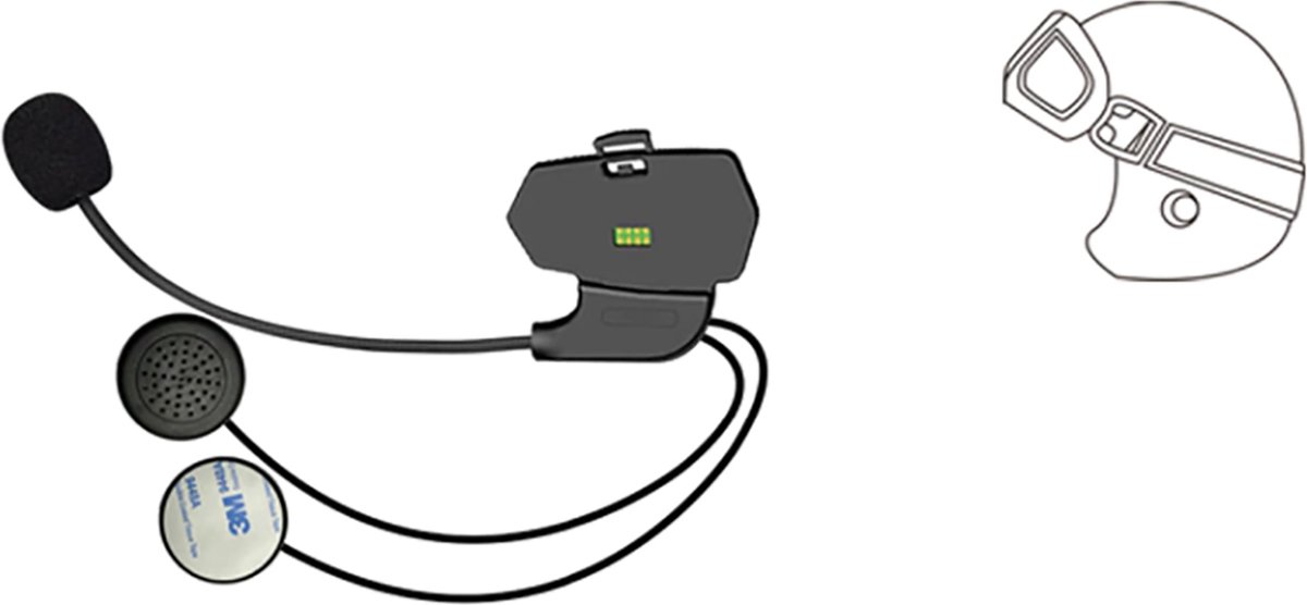 Omnidrive Motorhelm Integrated Mic Motor Helm