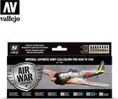 Vallejo val71152 - Model Air Set Imperial Japanese Army (IJA) colors pre-war to 1945 8 x 17 ml