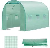 Outsunny kasfolie - waterdicht - uv bescherming - groen