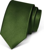 Premium Ties - Luxe Stropdas Heren - Polyester - Groen - Incl. Luxe Gift Box!