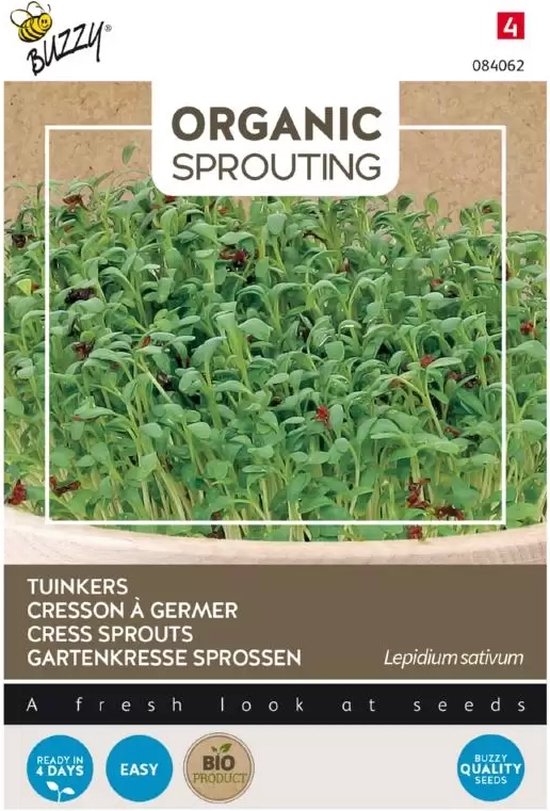 Buzzy® Organic Sprouting Tuinkers (BIO) - Buzzy Seeds Thema