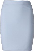 Dames korte rok lichtblauw | Maat S (XL)