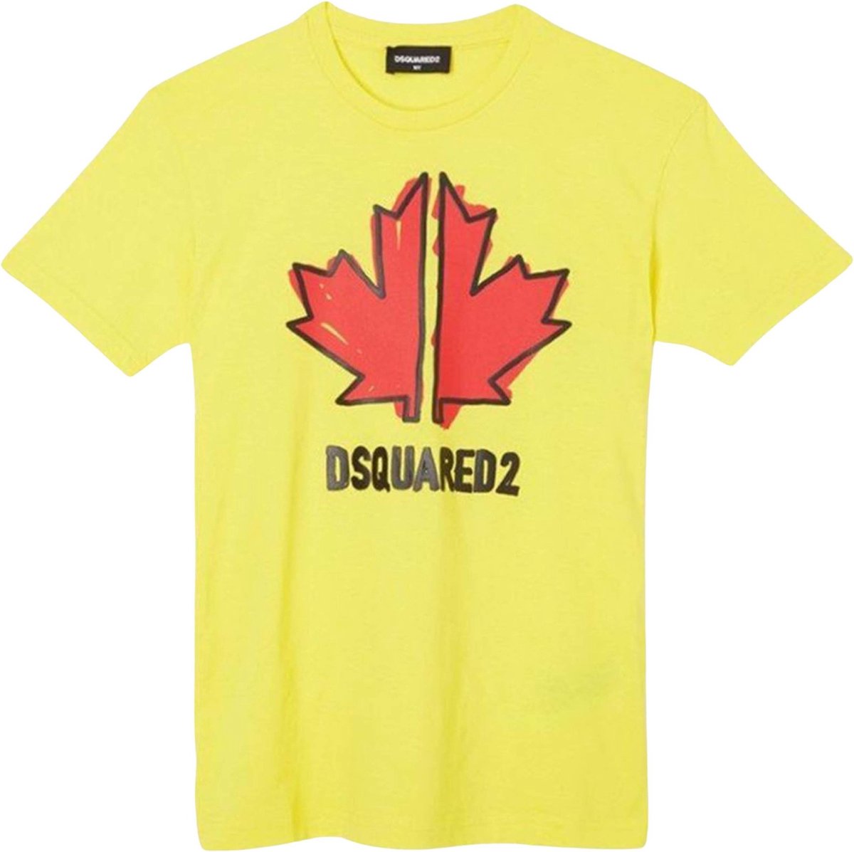 Dsquared2 Jongens Sports Edition T-shirt Geel maat 176