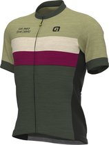 Ale Fietsshirt Korte Mouwen Off-Road Gravel Chaos - Groen - L - Valt klein