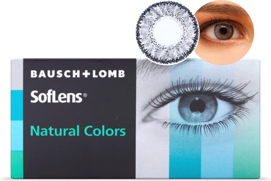 Bausch & Lomb Softlens Natural Colors - SofLens Natural Colors Platinum -  Lot de 2 -... | bol