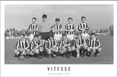 Walljar - Elftal Vitesse '67 - Zwart wit poster