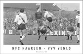 Walljar - HFC Haarlem - VVV Venlo '67 - Zwart wit poster