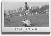 Walljar - AZ'67 - AFC Ajax '70 - Muurdecoratie - Canvas schilderij
