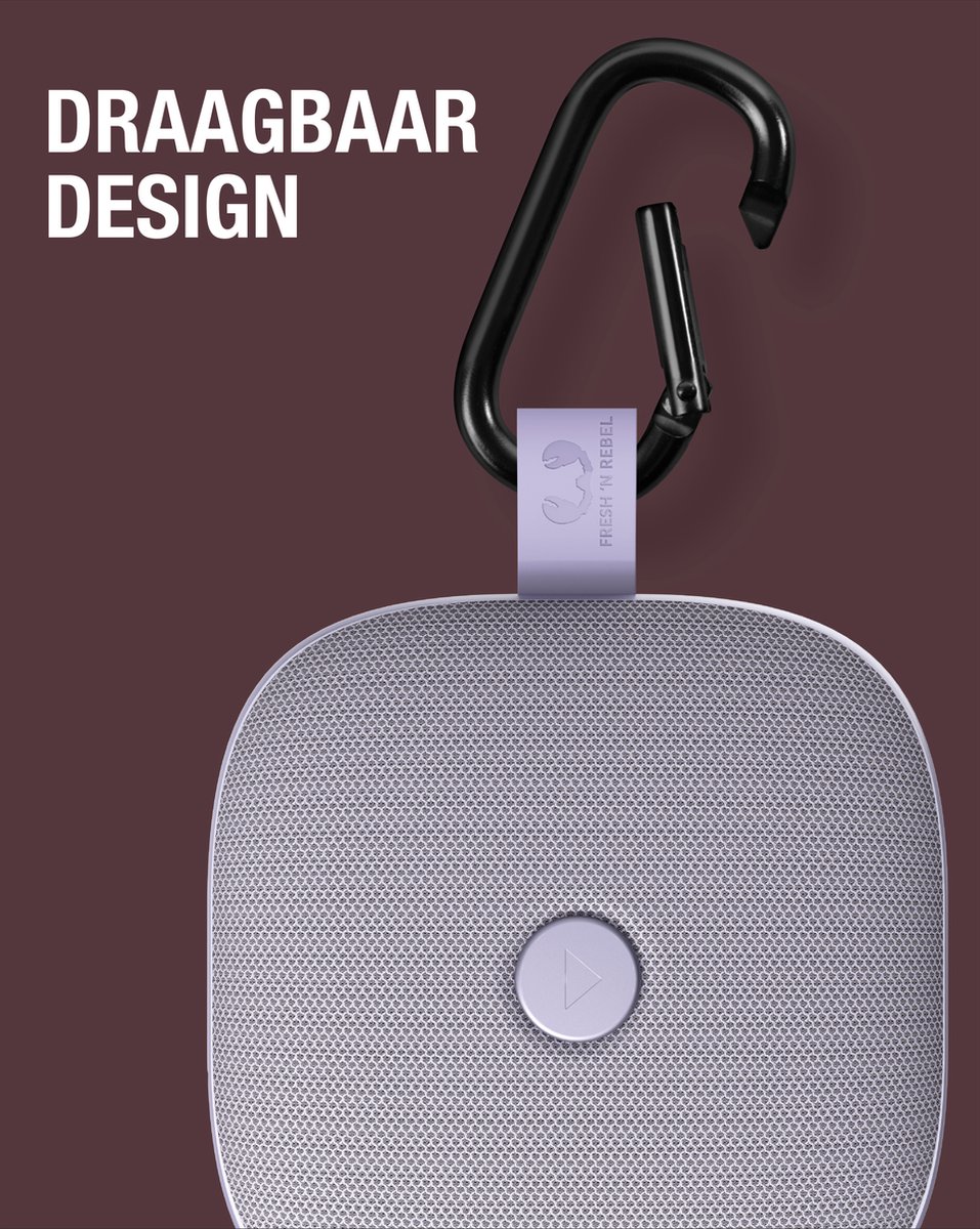 Fresh 'n Rebel Rockbox Bold XS - Bluetooth speaker draadloos - Dreamy Lilac  | bol