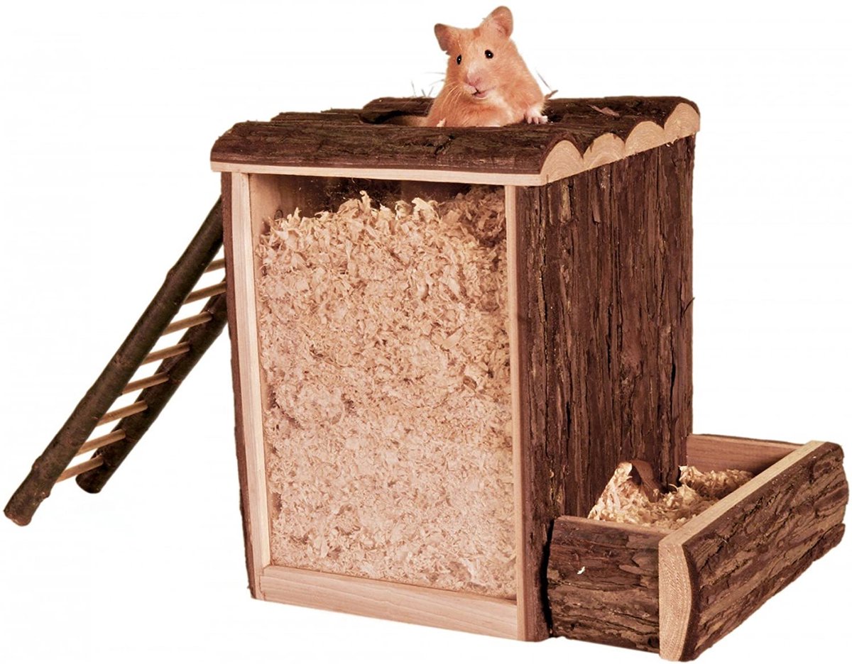 Trixie Natural Living Speel- En Graaftoren Hamster - 25X20X24 CM - Trixie
