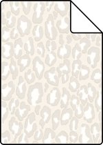 Proefstaal Origin Wallcoverings behang panters beige - 346812 - 26,5 x 21 cm