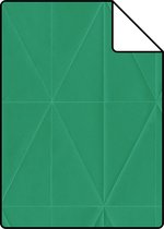 Proefstaal Origin Wallcoverings behang grafische vorm groen - 347215 - 26,5 x 21 cm