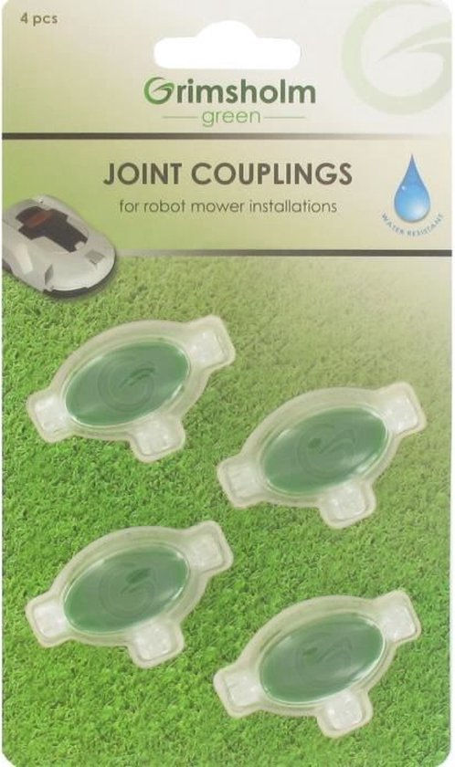  - Grimsholm green gesplitste koppeling - robotmaaier - 4 stuks - vochtbestendig - max 50V - wit - groen