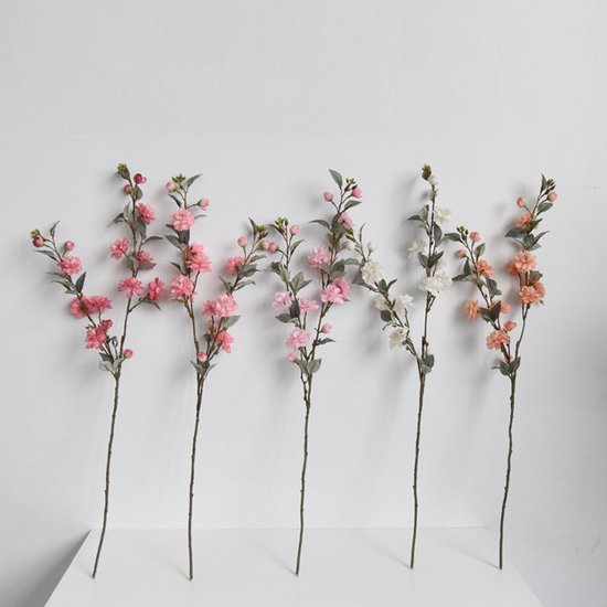 Bouquet de soie - 90 cm de haut - 10 tiges - bouquet à faire soi-même - DIY - toutes fleurs artificielles livrées séparément - Printemps - multicolore - Fleurs artificielles - fausses fleurs - fausses fleurs - plantes artificielles