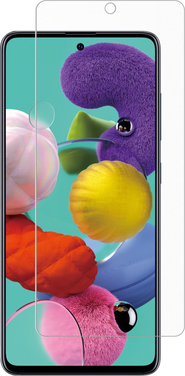 LuxeBass Screenprotector geschikt voor Samsung Galaxy A51 - glas scherm - bescherming