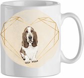 Mok Basset 1.1| Hond| Hondenliefhebber | Cadeau| Cadeau voor hem| cadeau voor haar | Beker 31 CL