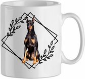 Mok Doberman 4.5| Hond| Hondenliefhebber | Cadeau| Cadeau voor hem| cadeau voor haar | Beker 31 CL