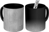 Magische Mok - Foto op Warmte Mokken - Verf - Patronen - Grijs - Magic Mok - Beker - 350 ML - Uitdeelcadeautjes