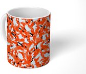 Mok - Koffiemok - Patronen - Vuur - Camouflage - Mokken - 350 ML - Beker - Koffiemokken - Theemok