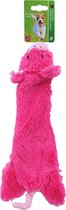 Boon hondenspeelgoed varken plat pluche roze, 35 cm.
