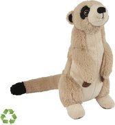 Pluche knuffel dieren Stokstaartje 23 cm - Speelgoed knuffelbeesten - Eco Soft-serie - Leuk als cadeau