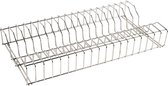 Veluw® Afdruiprek voor Borden - RVS - 60x31,5x(H)8,8cm