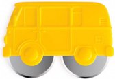 pizzasnijder Van 12,2 x 8,5 cm ABS/RVS geel